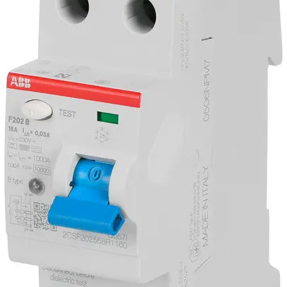 Interruttore differenziale proM compact 1PN tipo B, 16A 30mA 2UM leggr.ritardato 