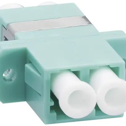 LWL-Kupplung Hager HMS LC/LC D Multimode OM3 türkis 