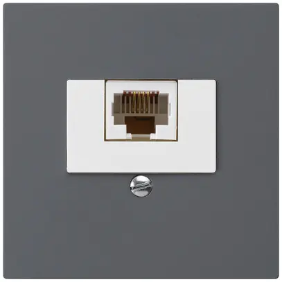 Scatola INC kallysto 1×RJ45u antracite 