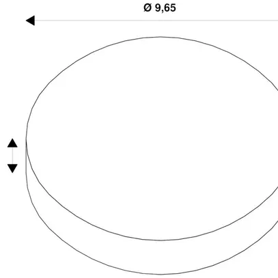 Bague décorative SLV NUMINOS L matière synthétique Ø96.5×25mm or 