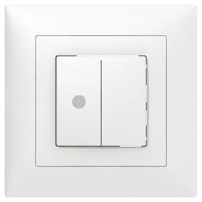 Kit di cop. SIDUS per interr. di ventilatore bianco 