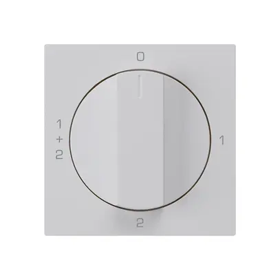 Inserto per interruttore rotativo kallysto 1/1L grigio chiaro con manopola 