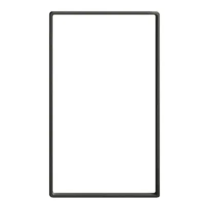 Cadre complémentaire EDIZIOdue prestige 2×1 noir 