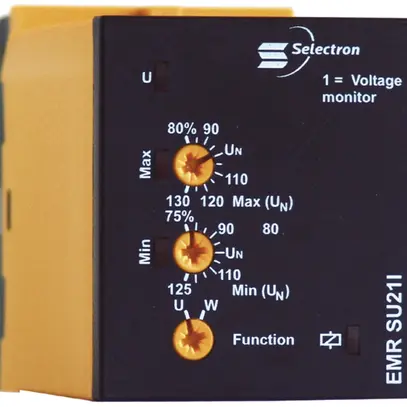 Relais surv.tension EMR SU21I 2C, 1 phase, 12VDC 