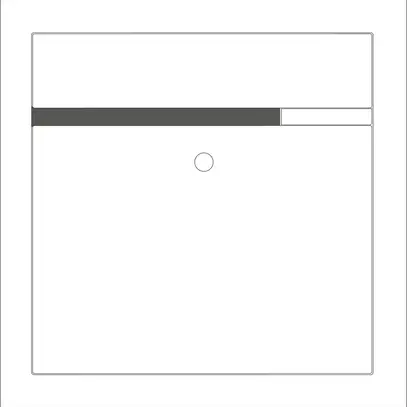 Clapet pour courrier Siedle Classic 1 module argent 466×466mm 
