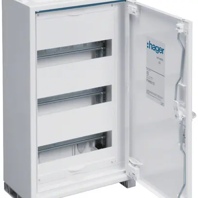 Distributore AP Hager univers 3-file 36UM porta IP44 300×500×160mm 