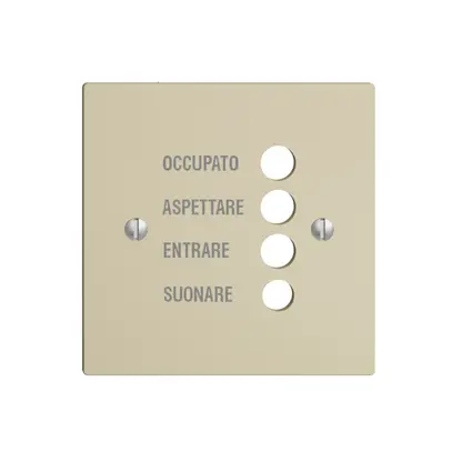 Placca frontale EDIZIOdue vanille italiano 