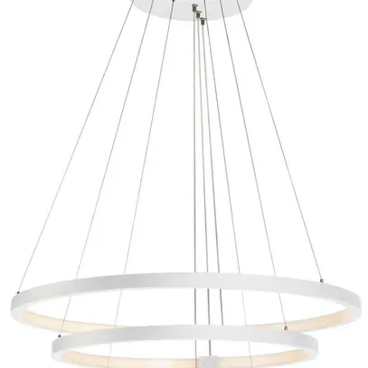 Luminaire suspendu LED SLV ONE TRIPLE DALI 65W 4200lm 3000/4000K Ø800×30mm blanc 