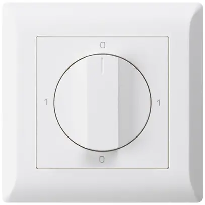 Interrupteur rotatif ENC kallysto.line 0/2L blanc avec manette 