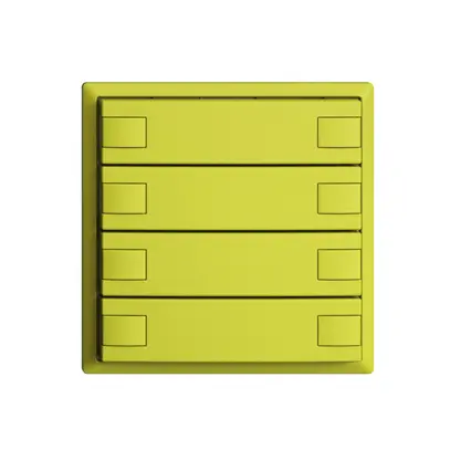 KNX-Taster RGB EDUE, 250mW, o.LED, 8×Taste, 1×Tastenb., lem 