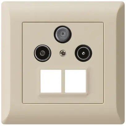 Presa antenna INC R/TV/SAT HMS kallysto.line beige 