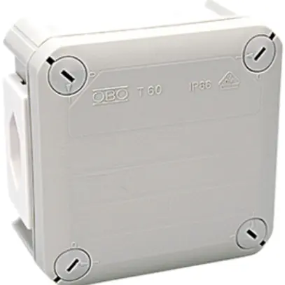 Scatola di derivazione AP Steffen con FLF T23 114×114×57mm 