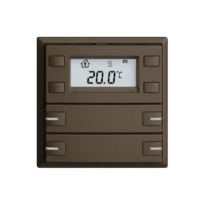 UP-RTH-Taster KNX 4-fach EDIZIOdue F coffee, mit LED RGB 