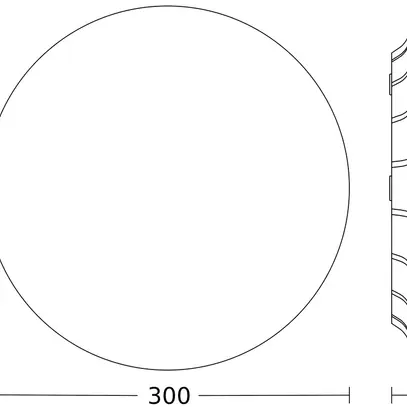 Plafoniera LED Steinel RS PRO HF 15.7W 1209lm 830 IP65 REG argento 
