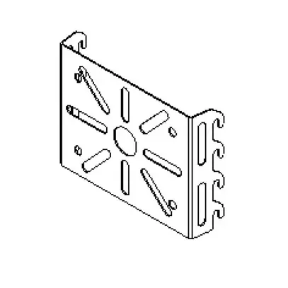 Placca di montaggio Lanz 125×125×27mm 