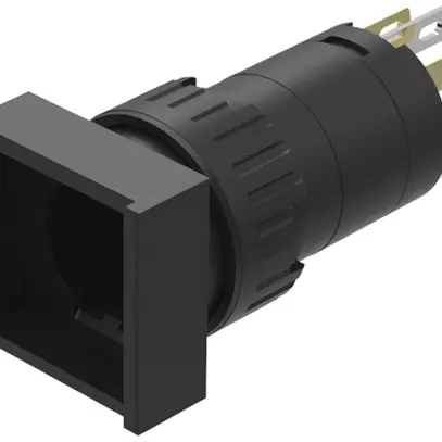 Allogiamento per pulsante luminoso EAO 31 1NO 1NC saldare/spina 18×18mm impulso 
