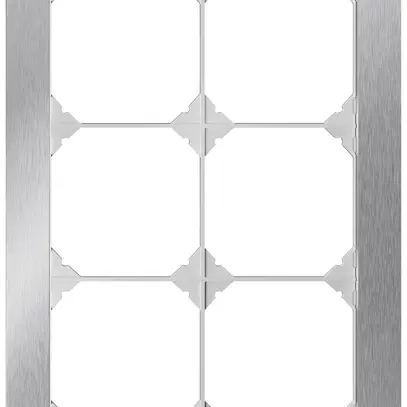 En-tête ENC EDIZIO.liv prestige SNAPFIX® 3×2 214×154mm acier chromé poncé 