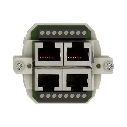 Dose 4×RJ45/s 4P getrennt ITplus FH 
