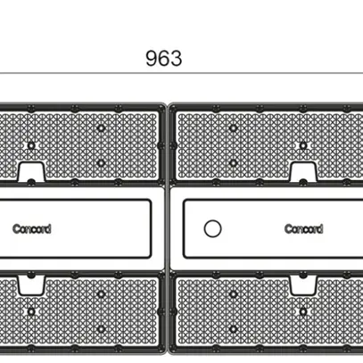 Proiett.capann.LED Sylvania Rocks SSA03N 290W 52300lm 840 IP65 30×60° RE 963×446 