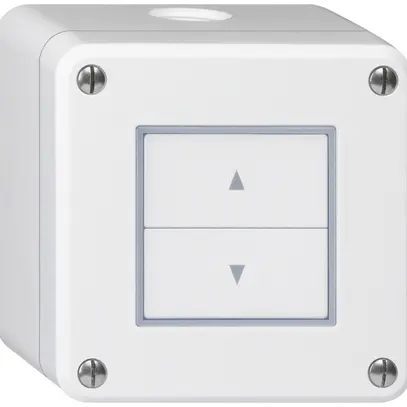 AP-Storenschalter robusto IP55 weiss mit 2 Funktionstasten 