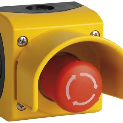 Tasto arresto emergenza AP K&N NAS11.KNK, IP67/IP69K, cuffia die protezione 