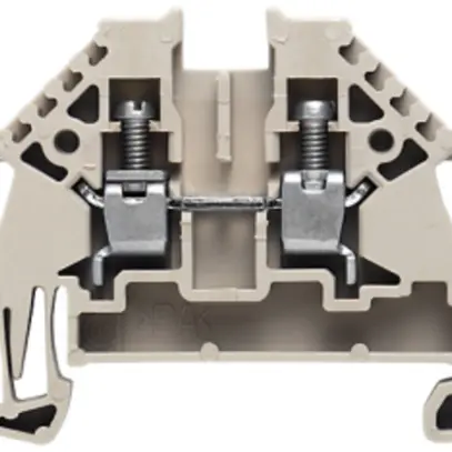 Morsetto di passaggio Weidmüller WDU N connessione a vite 4mm² 32A TS35 beige 