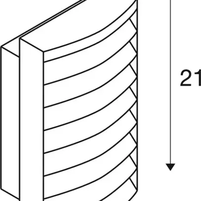 Applique LED SLV RASTERLYS 14W 350lm 827/830 IP65 VAR 210×120×76mm anthracite 