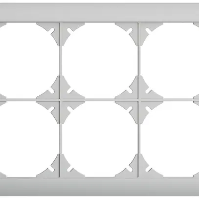 UP-Kopfzeile EDIZIOdue SNAPFIX® 2×3 horizontal 208×148mm hellgrau 