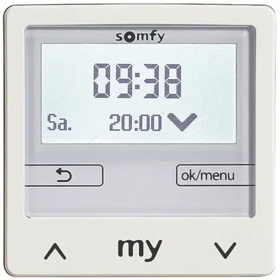 Timer INC Somfy Chronis Smoove Uno S, EDIZIOdue, bianco 