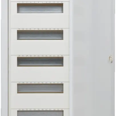 Distributore di corrente INC JUMBO, 5 file, 5×12UM, 5 guide, morsetti 