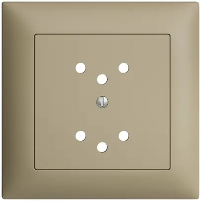 Frontset EDIZIOdue sand 88×88mm 2×T12 