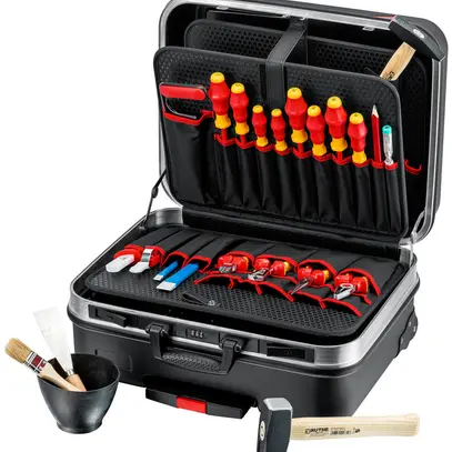 Valigia per utensili KNIPEX "BIG Basic Move" Elektro, 24 pezzi 