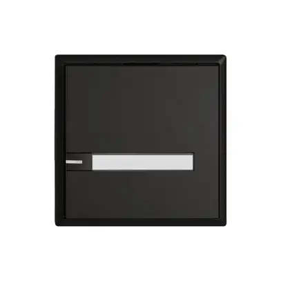 Pulsante KNX RGB EDIZIO.liv SNAPFIX® sensore temp.RGB-LED targ.1× com.1T ne 