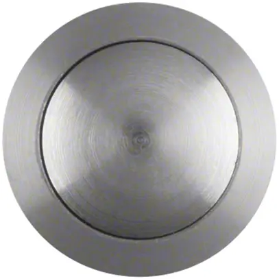 Poussoir d'appel Hager elcom.modesta Ø19mm, acier fin 