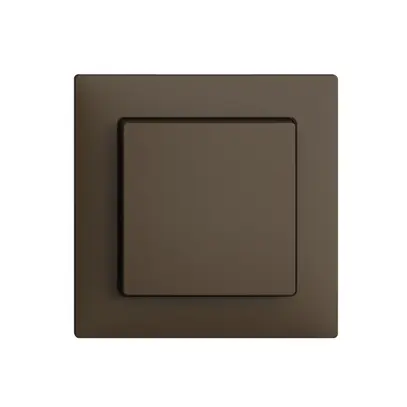 Kit frontale EDIZIOdue coffee 60×60mm con lente laterale 
