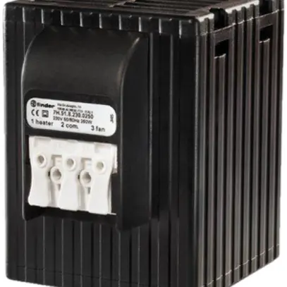 Dispositif de chauffage Finder 250W avec ventilateur 1A 230VAC 