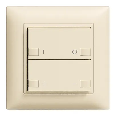 UP-Dimmer ZEP 2K/2T Zentral-Nebenstelle ON-OFF EDIZIOdue crema 