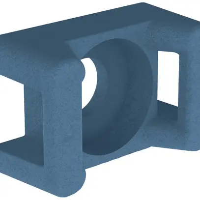 Base per fascette Panduit 16×10.7×7 M4 rilevabile dai metalli, antimicrobico 