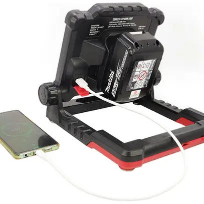 Lampe de travail à LED ELBRO avec 4 adaptateurs d'accu 30W 3500lm 5000K IP44 no. 