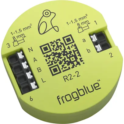 Relè RF INS frogblue frogRelay2-2, 2-canale 230V 600W, 2 entrate 
