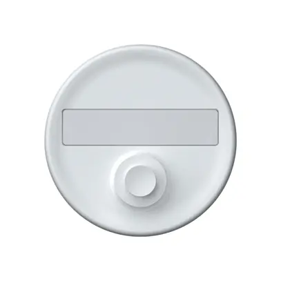 Pulsante di suoneria origin 60×60mm Ø58mm bianco 
