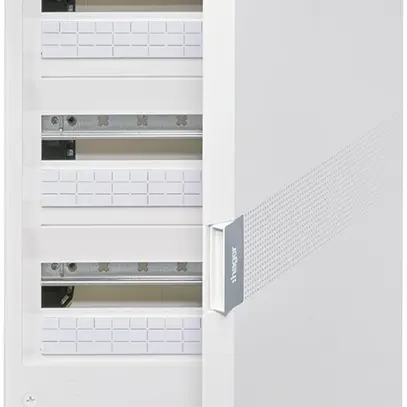Distributore AP Hager vega 3-file 18UM porta bianco IP40 400×625×146mm 