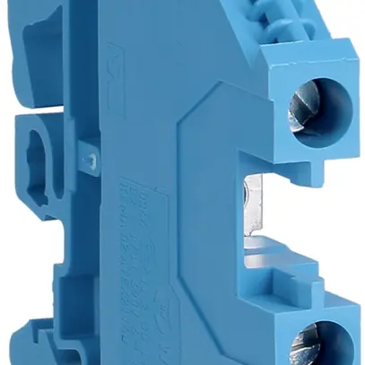 Morsetto di passaggio Hager 6mm², N, 1000V, a vite, aperto sul lato 