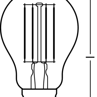 Lampada LED LEDVANCE SUPERIOR CLASSIC E27 7.5W 1055lm 4000K REG 105mm chiaro 