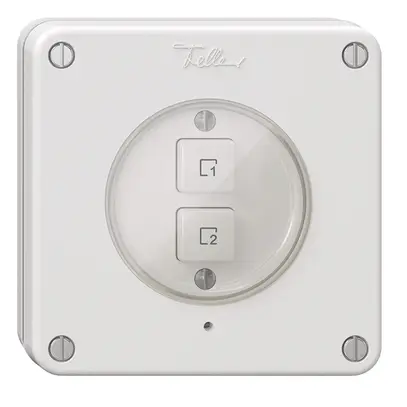 Poussoir scène ENC 2 scènes vertical/2T NEVO Wiser blanc 