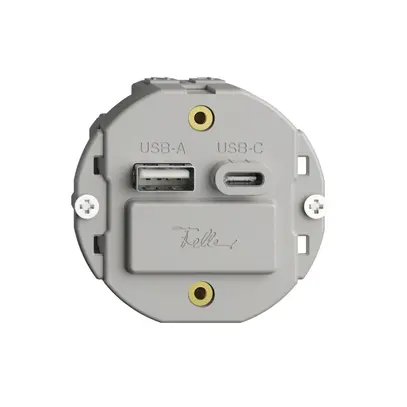 Presa USB 18W tipo A + tipo C Feller BSE 230V 3600mA 