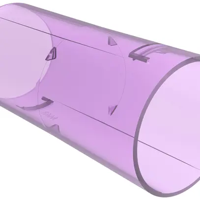 Manchon de jonction Spotbox M63 violet transparent 