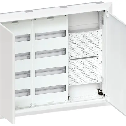 Distributore INC Hager univers 4-file 96UM porta IP30 853×703×125mm 