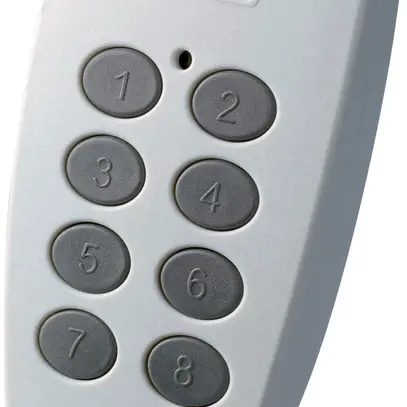 Télécommande RF Yokis TLC8CP, 8 touches 2.4GHz 250m 74×40×15mm 