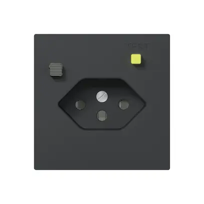 Presa FI INC SIDUS E T13 30mA, shutter, antracite 